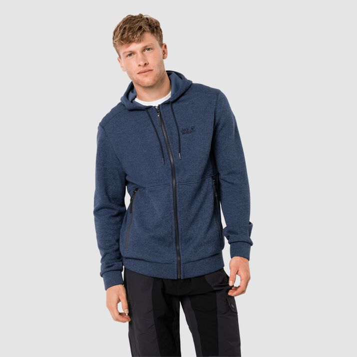 Chamarra Polar Jack Wolfskin Finley Hombre Azules Mexico-7295416